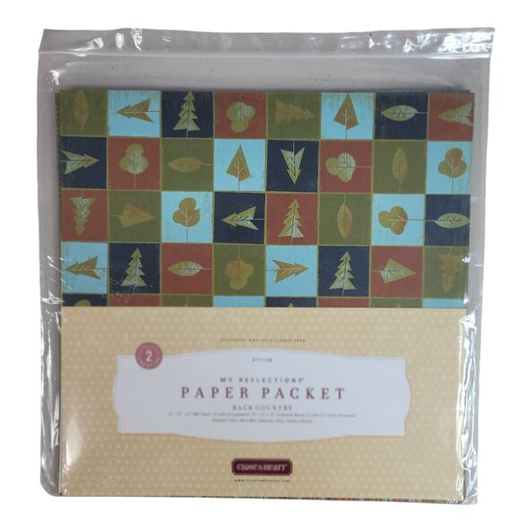 Close to My Heart My Reflections Paper Packet BackCountry X7100B Paper Stock NEW - Picture 1 of 3